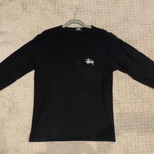Stussy long black sleeve shirt